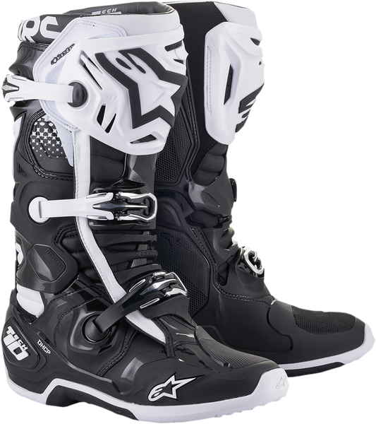 Tech 10 Boots - Black/White