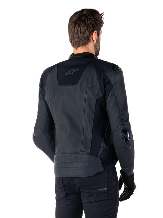 Alpinestars Missile v3 Leather Jacket in Black/Black