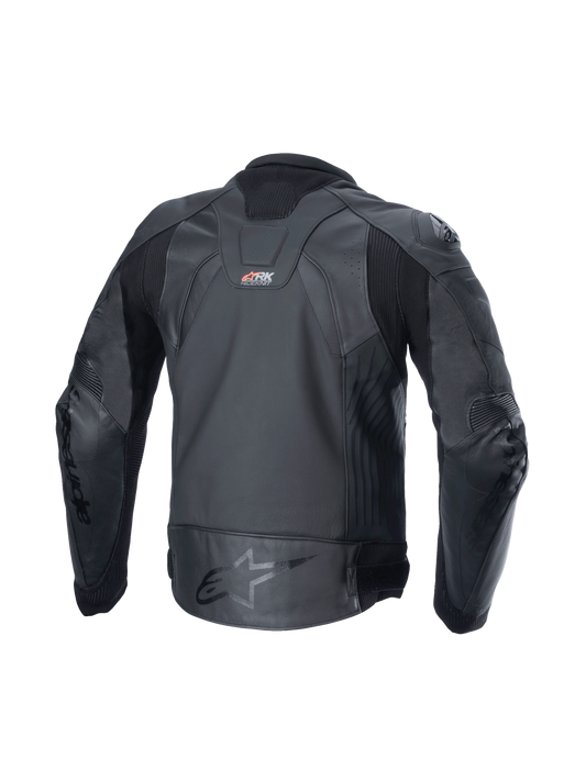 Alpinestars GP Plus R v4 Rideknit® Leather Jacket in Black/Black