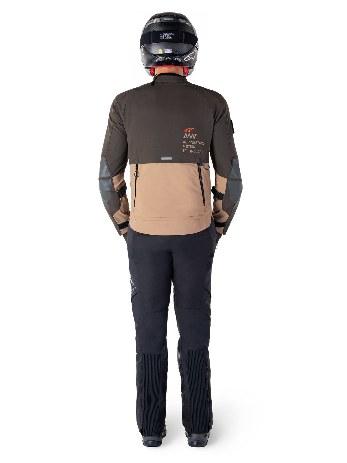 Alpinestars AMT-8 Stretch Drystar® XF Jacket in Dark Brown/Dark Khaki