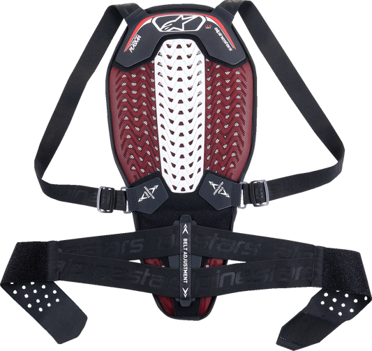 Nucleon Plasma Back Protector - Black/White/Red