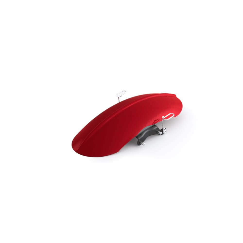 Front short mudguard kit in black