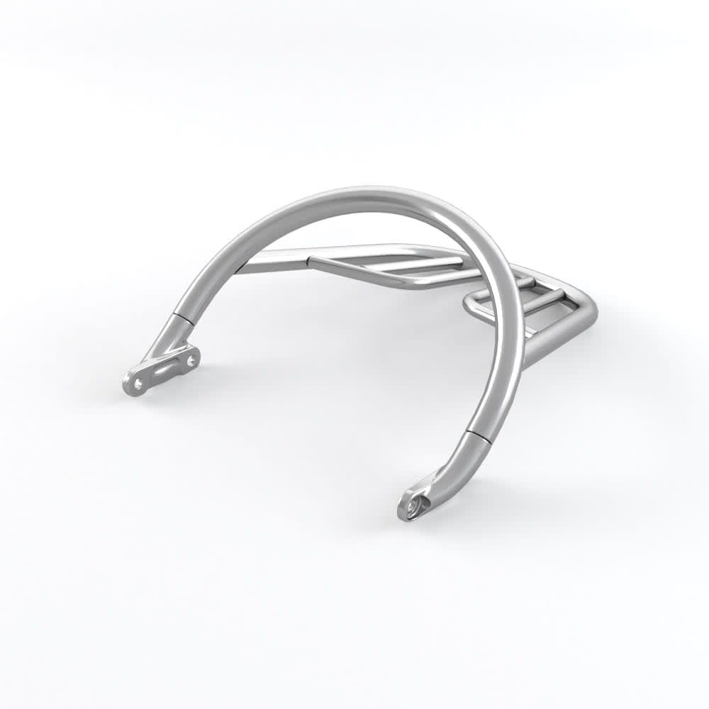 Triumph Chrome Grab Rail and Rack Kit