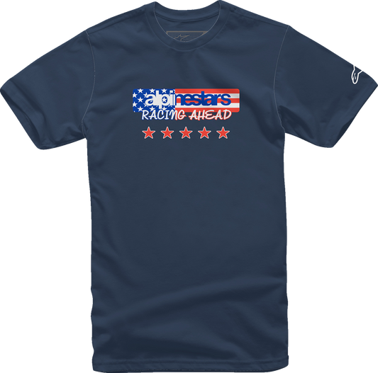 Alpinestars USA Again T-Shirt in Navy