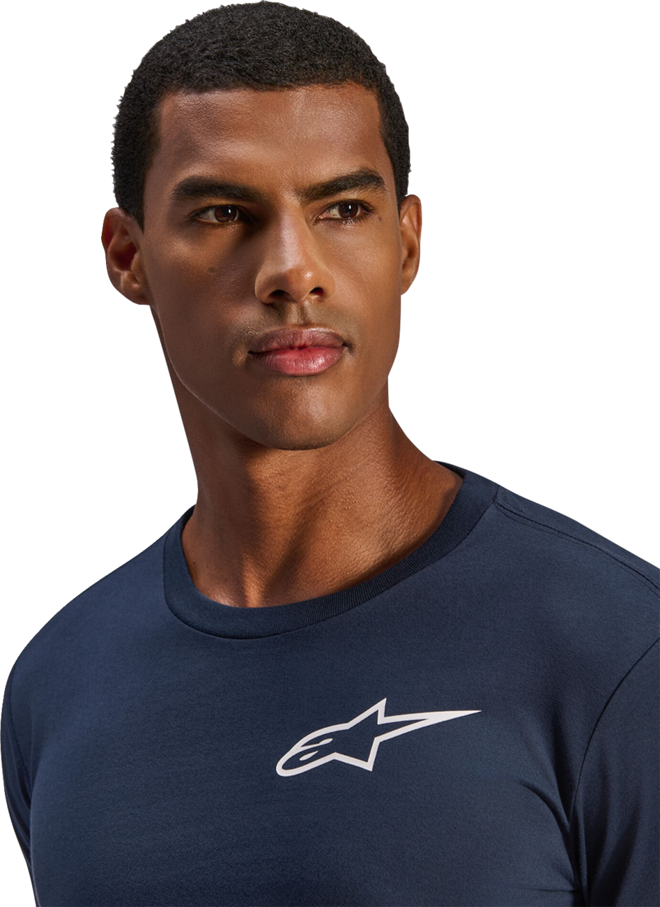 Alpinestars Trackside Long-Sleeve CSF T-Shirt in Navy