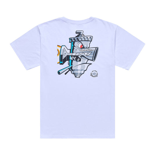 Troy Lee Designs Short Sleeve Tee Carb Club White