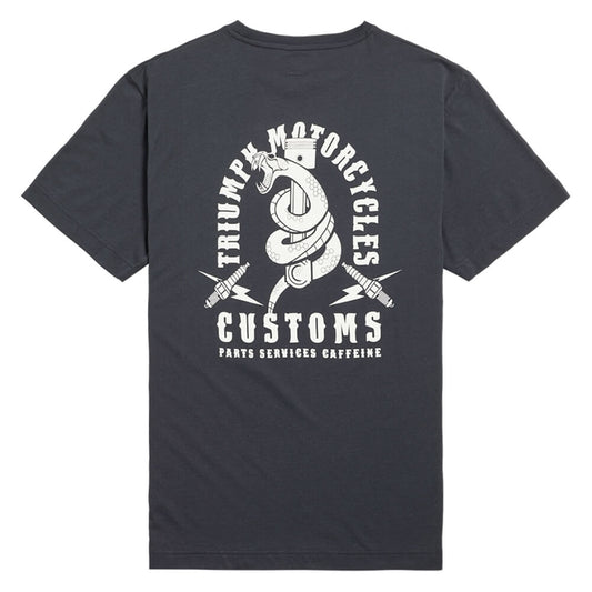 Triumph Snake Pit T-Shirt Jet Black / Bone