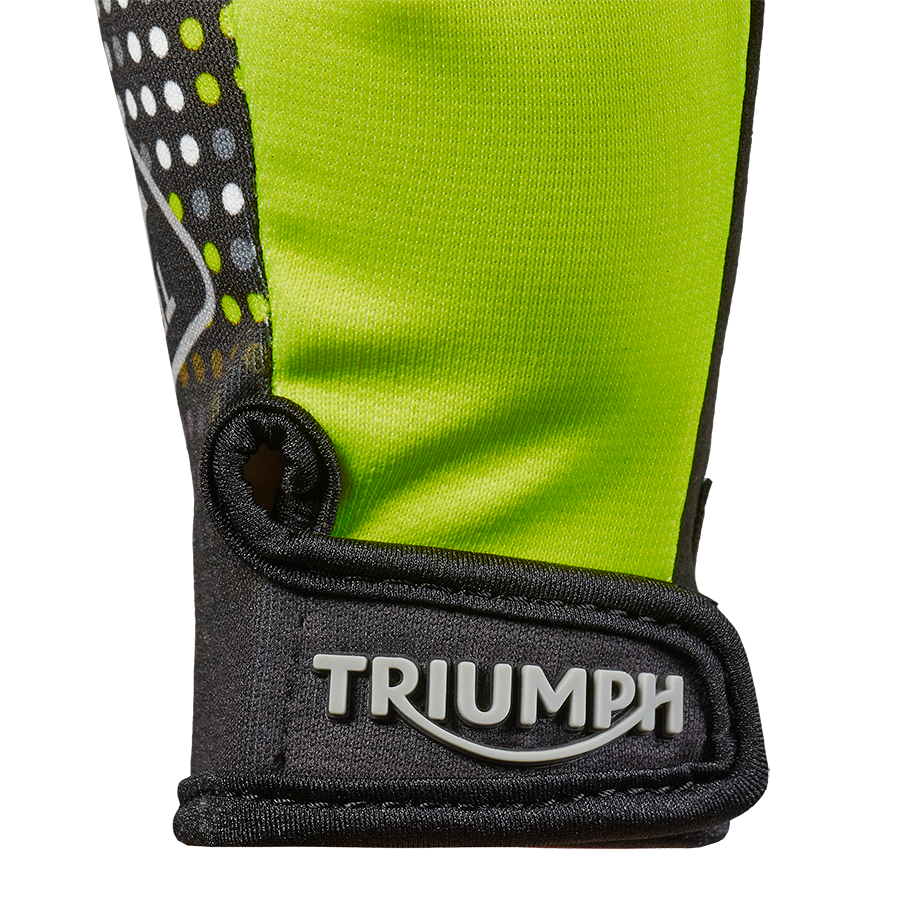 Triumph Roller MX Gloves Fluro / Black
