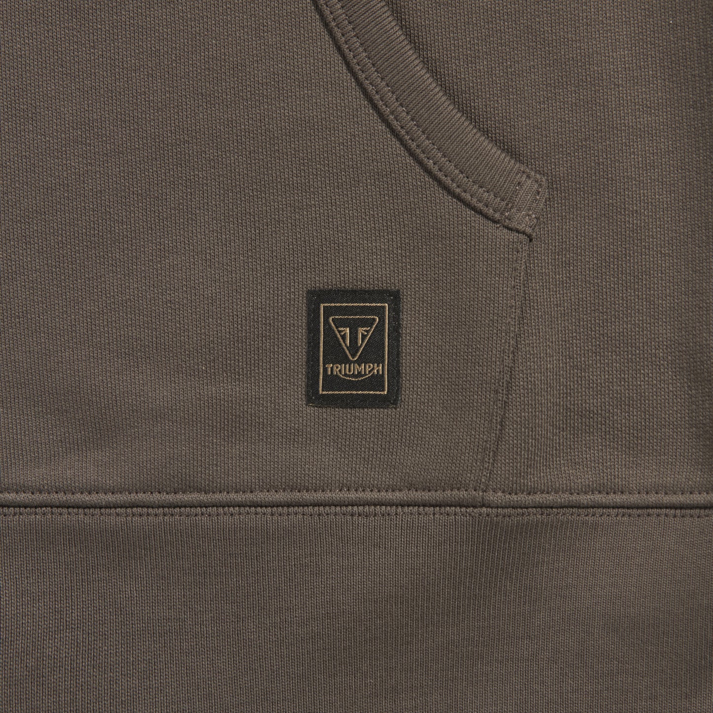 Triumph Carrick Pull-On Hoodie Iron / Black, detail view