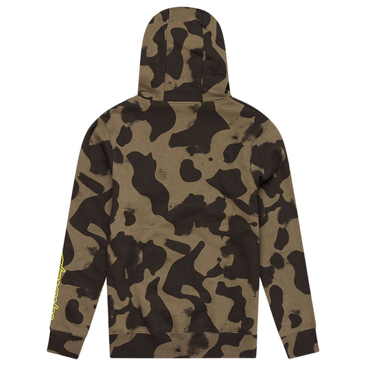Pullover Hoodie Badge Olive