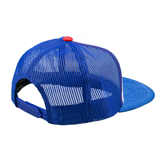 Troy Lee Designs Trucker Snapback Peace Out White / Blue