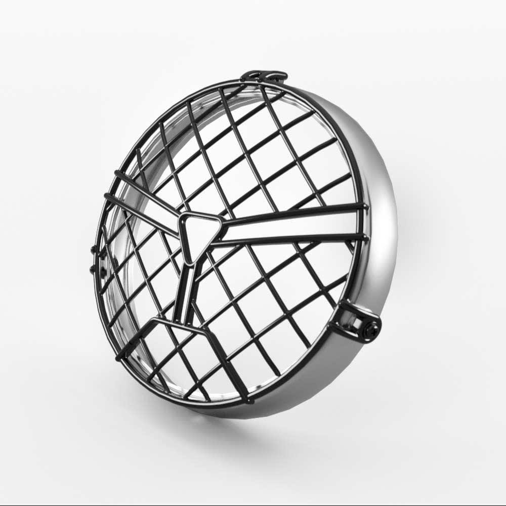 HEADLIGHT GRILLE AND BEZEL