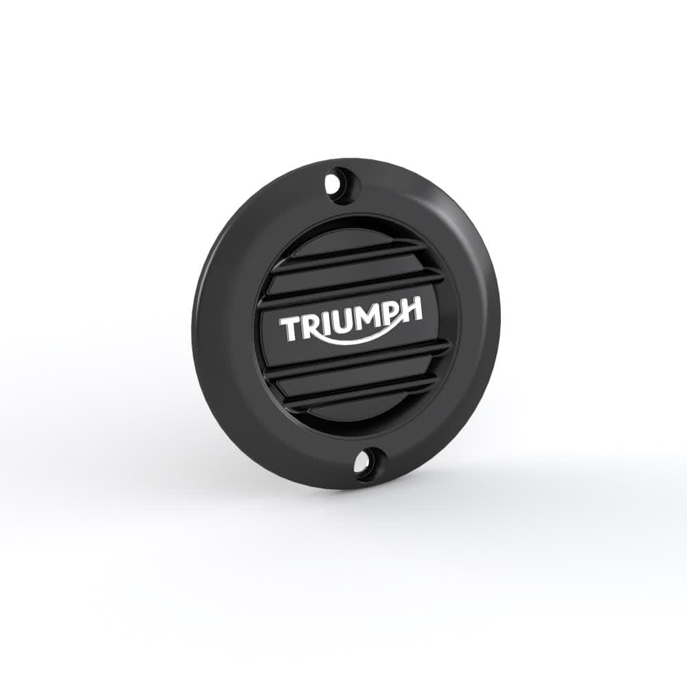 Black Clutch Badge - Ribbed