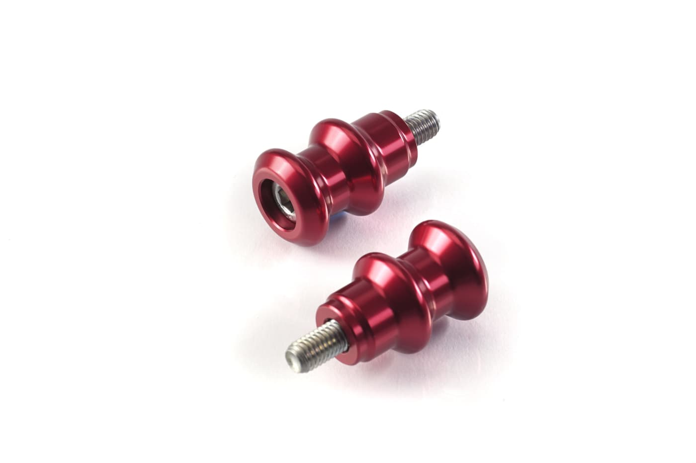 CNC Machined Paddock Stand Bobbins - Red