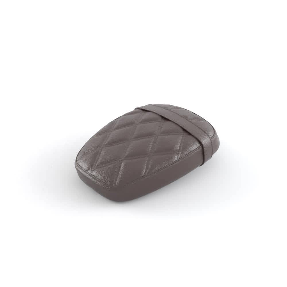 Quilted Pillion Seat - Brown