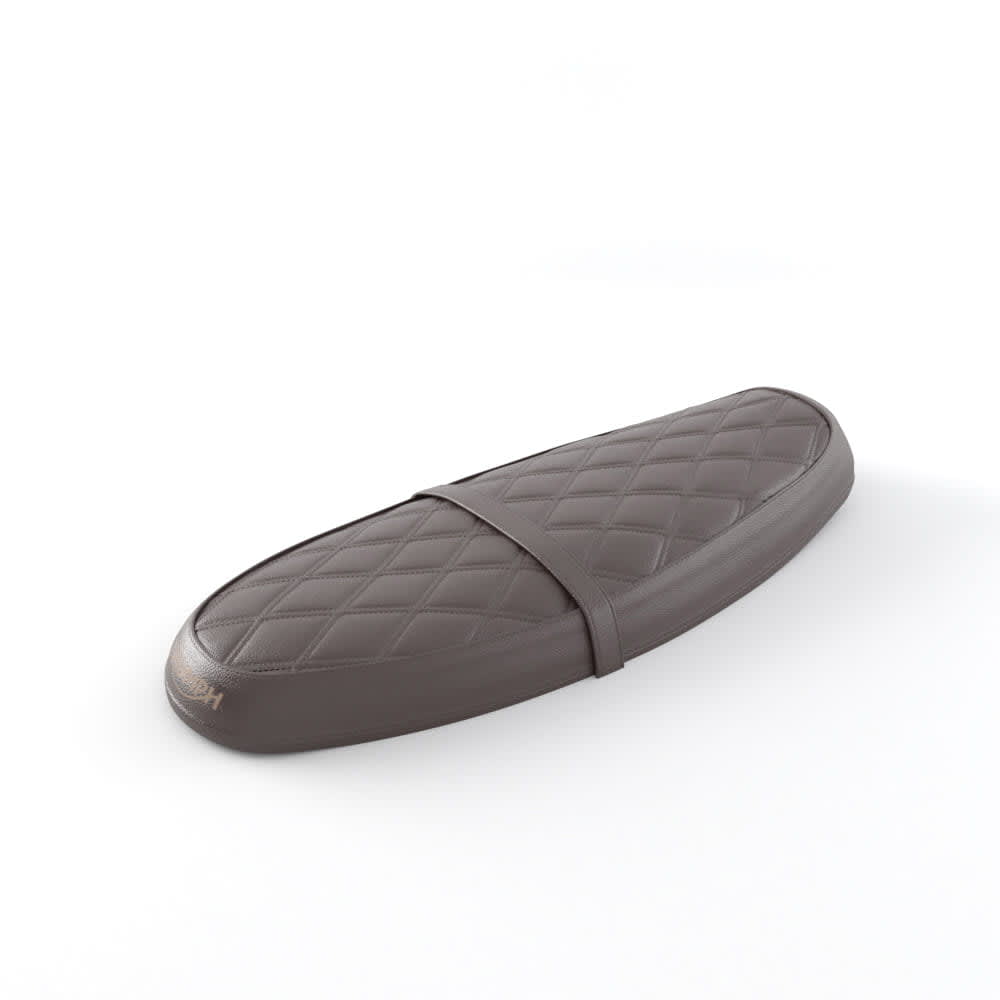 Quilted Bench Seat - Brown