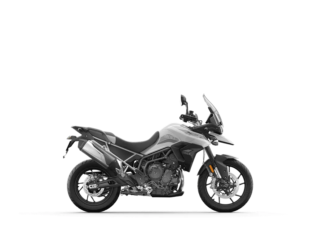 Triumph TIGER 900 GT PRO (MY23) 2020 in Pure White, right side studio photograph