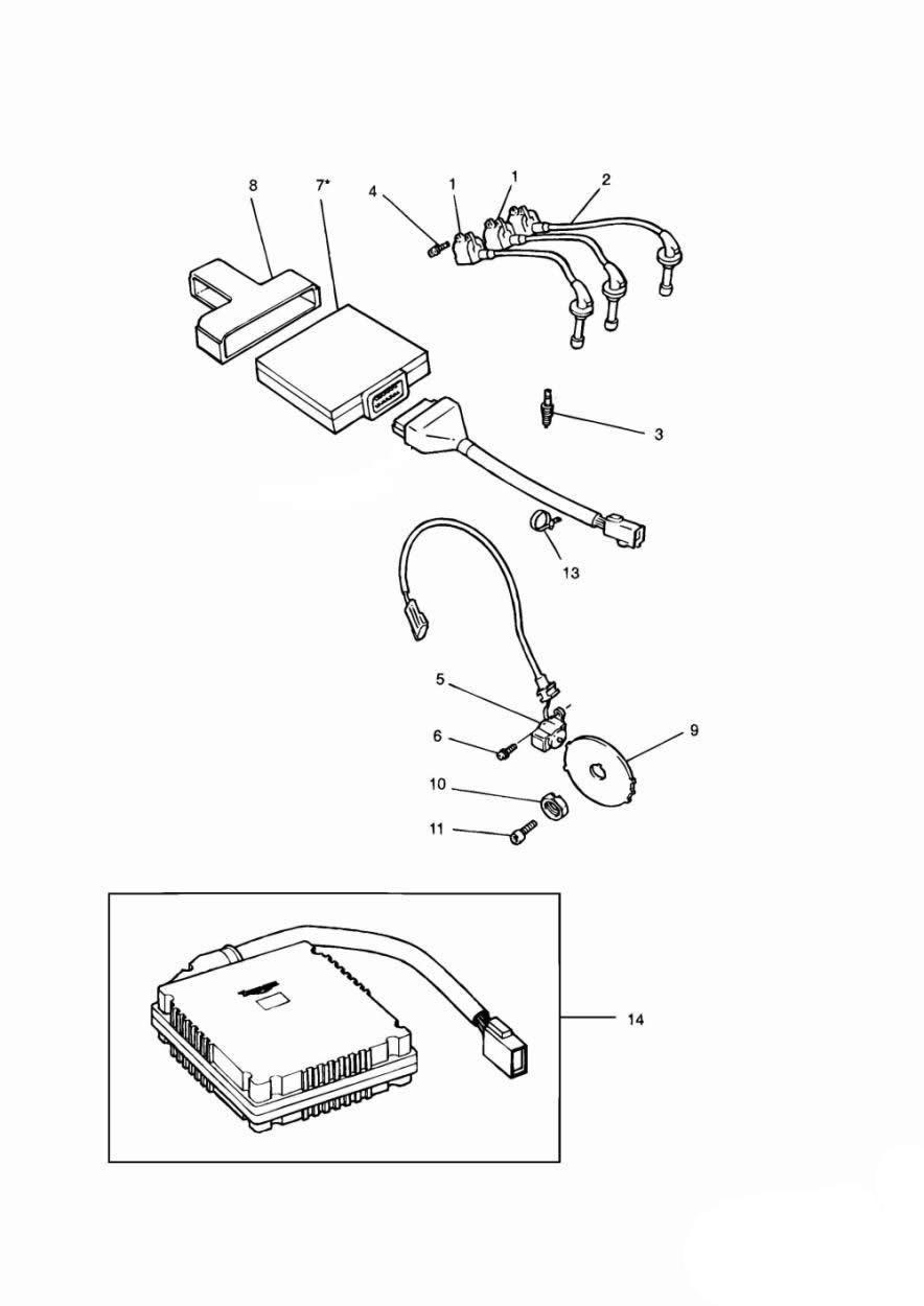 Ignition System exploded diagram