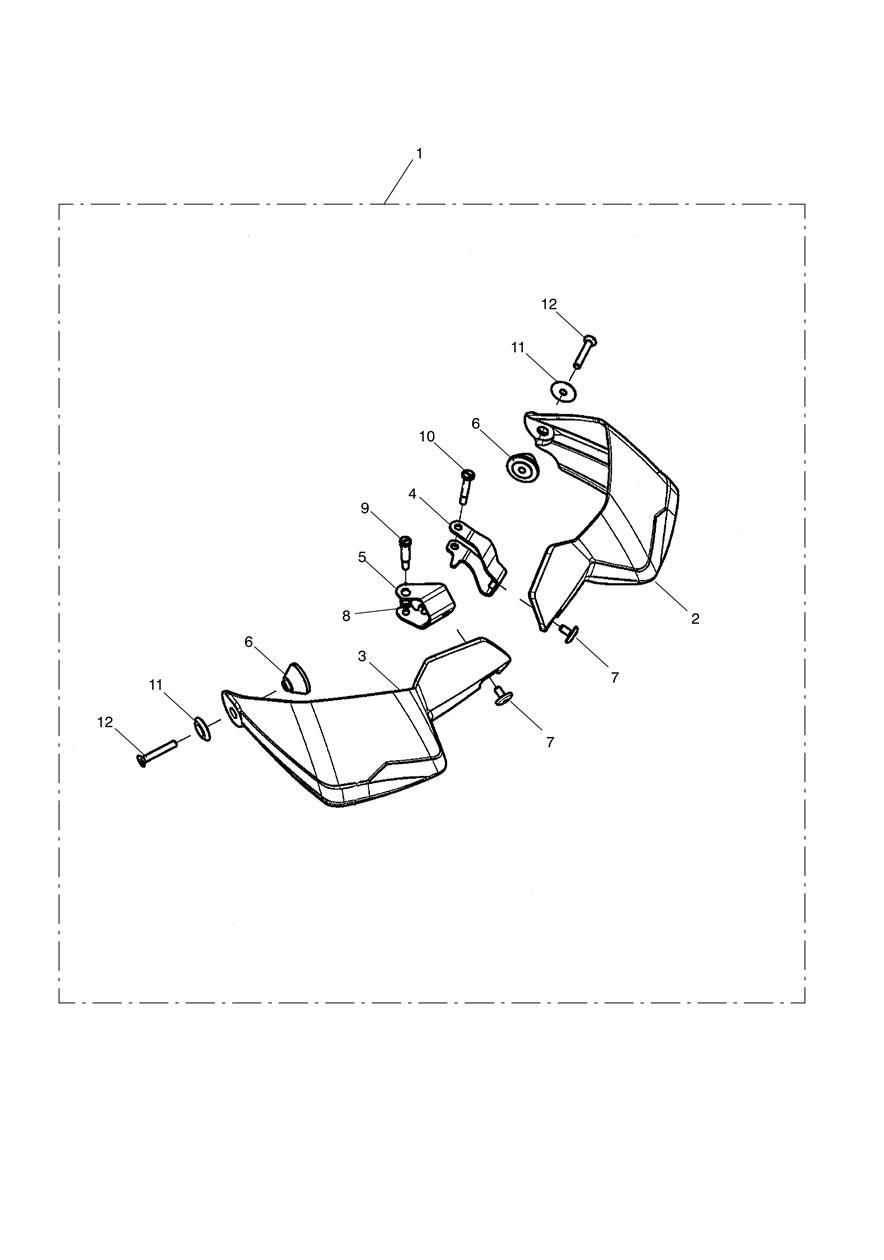 Handguard Kit exploded diagram