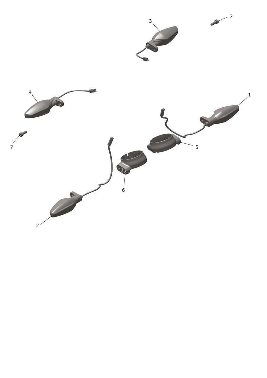 Indicators exploded diagram