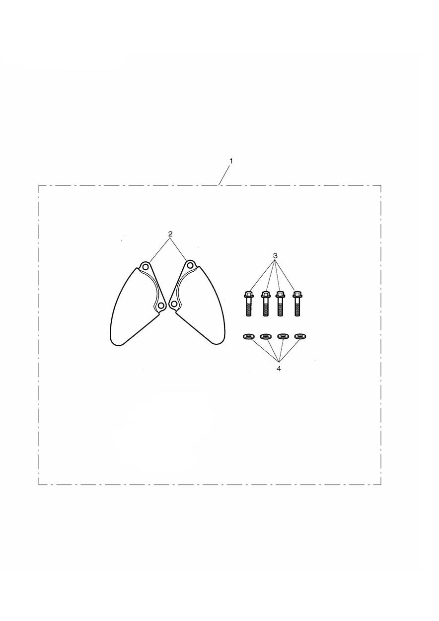 Caliper Covers exploded diagram