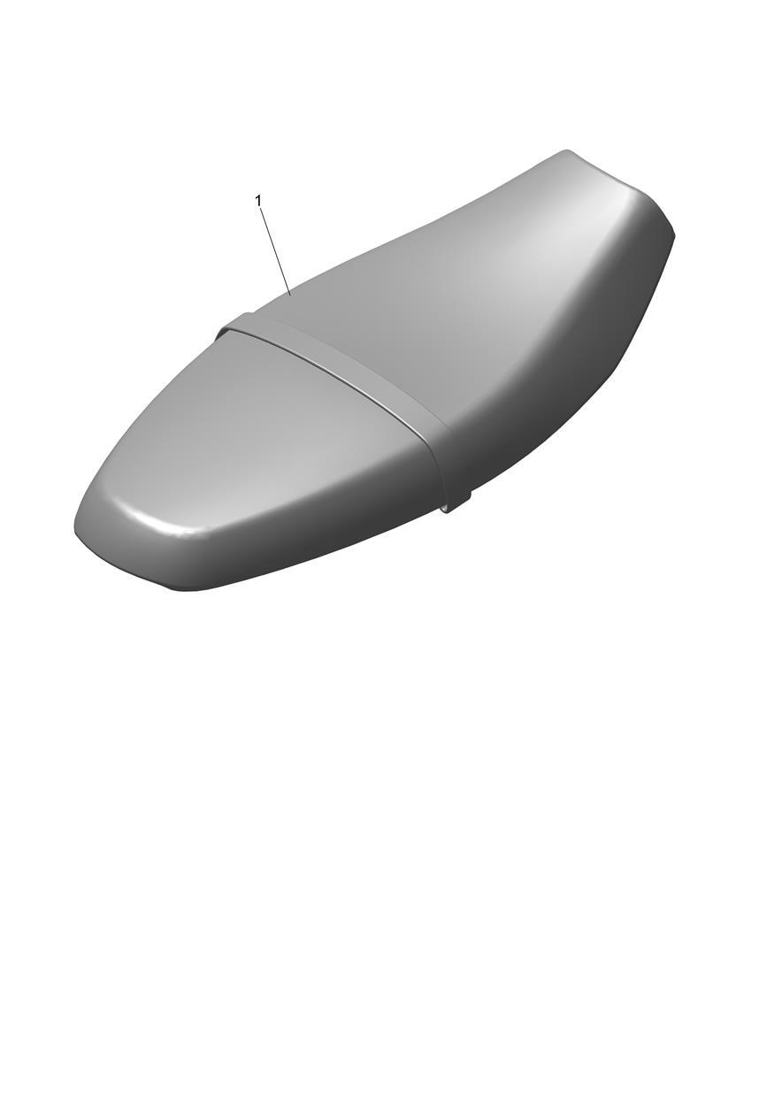 Seat, Ribbed, Black exploded diagram