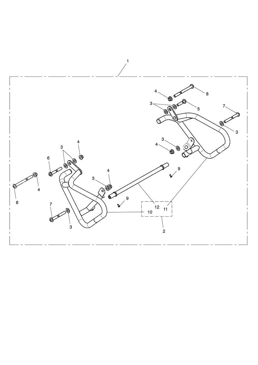 Engine Dresser Bar Kit exploded diagram