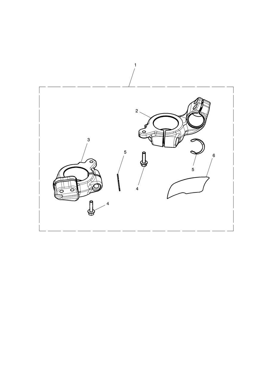 Low Handlebar Kit exploded diagram