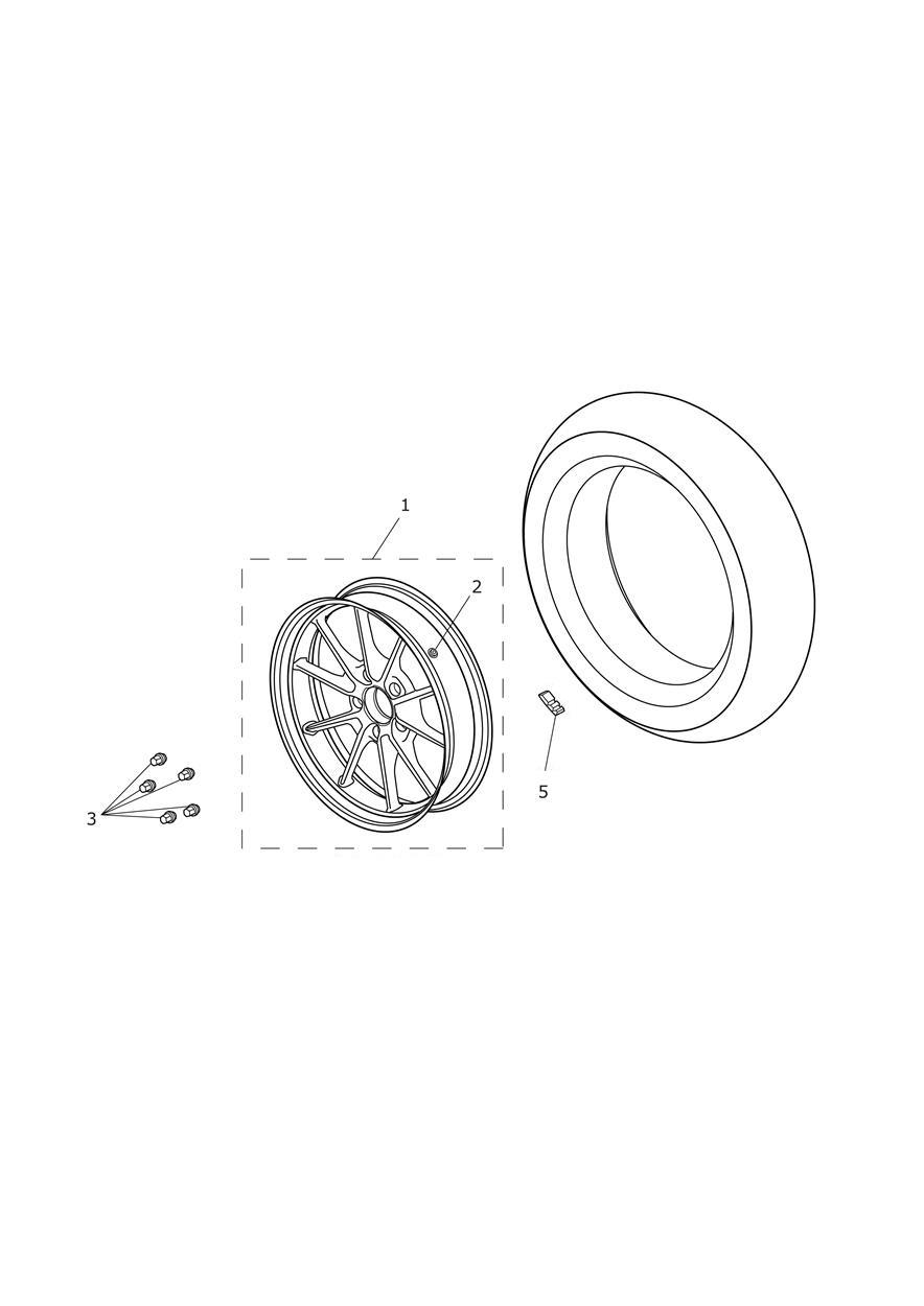 Rear Wheel exploded diagram