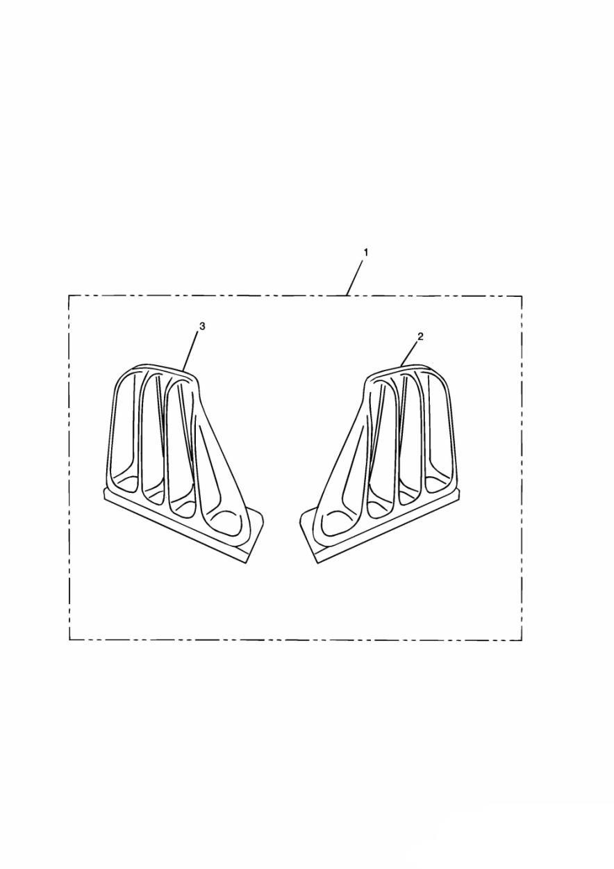 Footspoilers exploded diagram