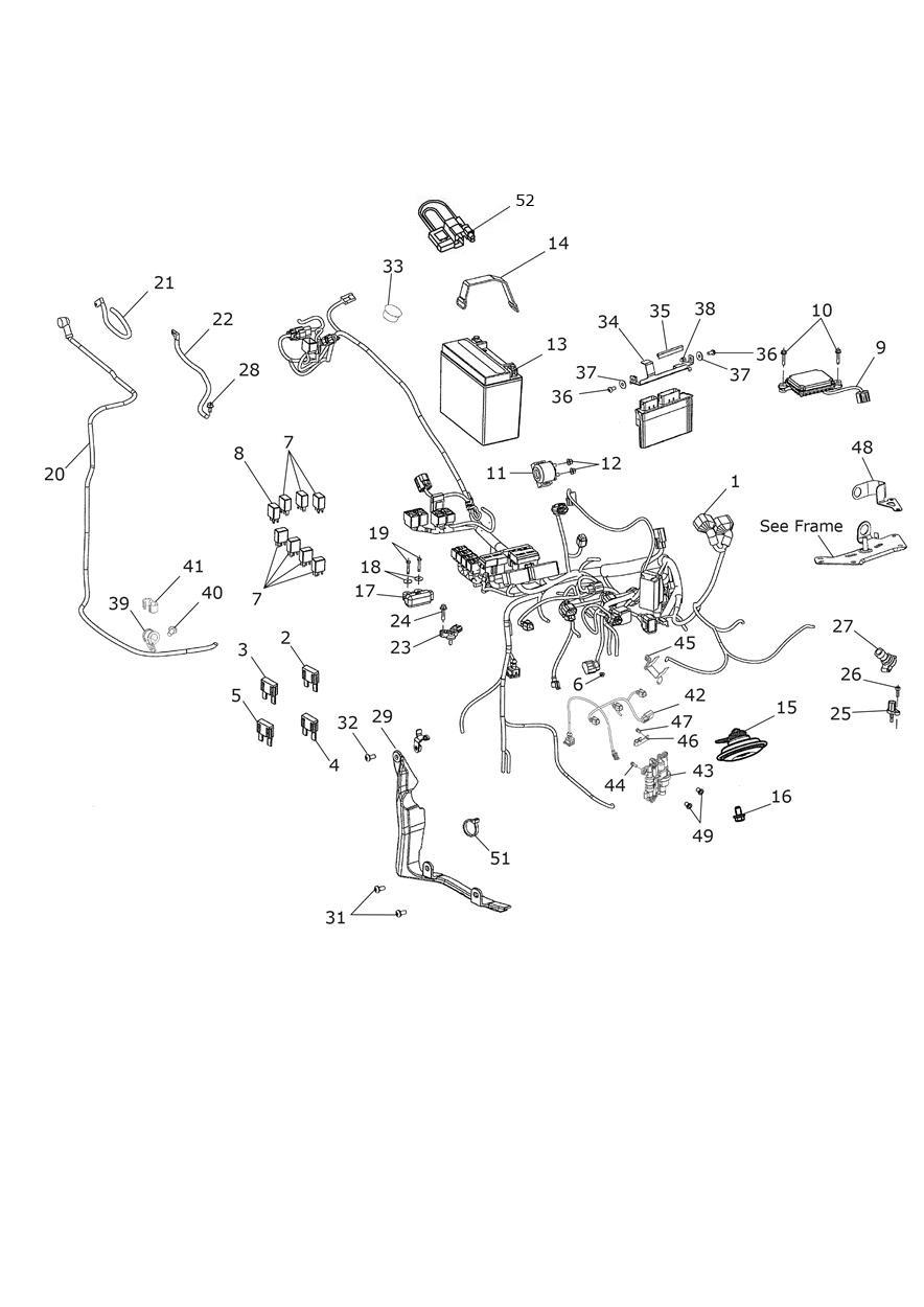 Electrical Equipment exploded diagram