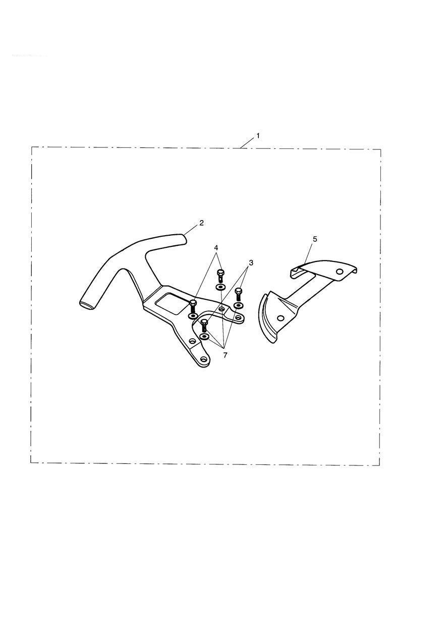 Grab Rail Kit exploded diagram