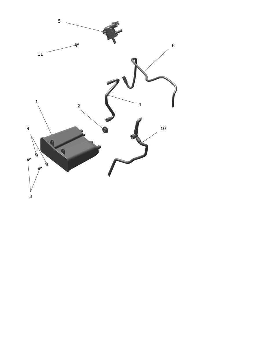 Evap System exploded diagram