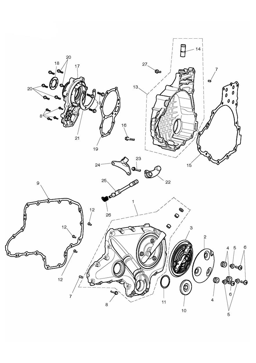 Engine Covers exploded diagram