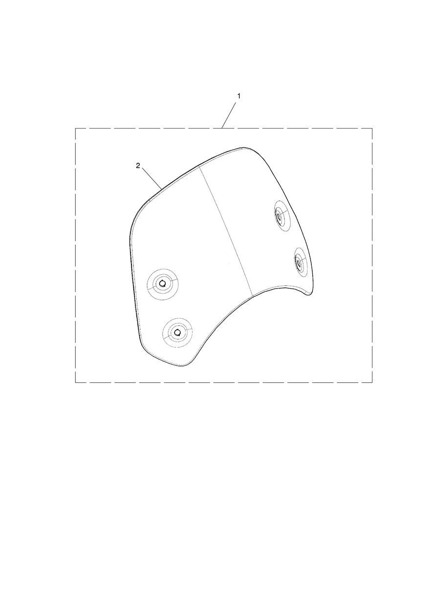 Screen, Short, Dark Tinted exploded diagram