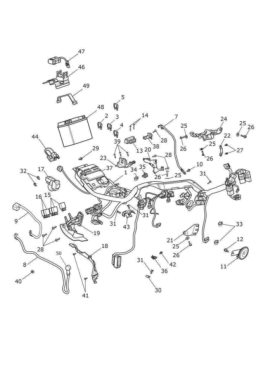 Electrical Equipment exploded diagram