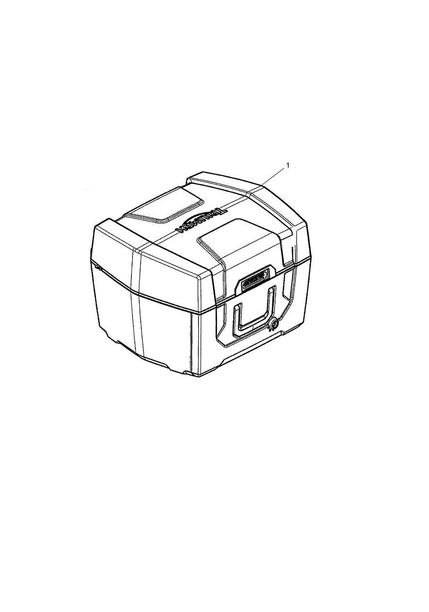 Top Box Assy, Powered exploded diagram