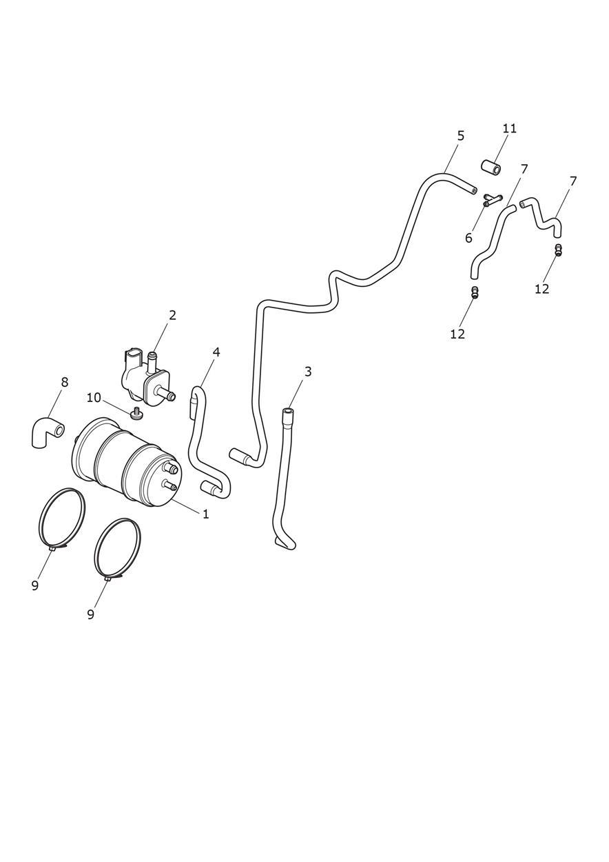 Evap System exploded diagram