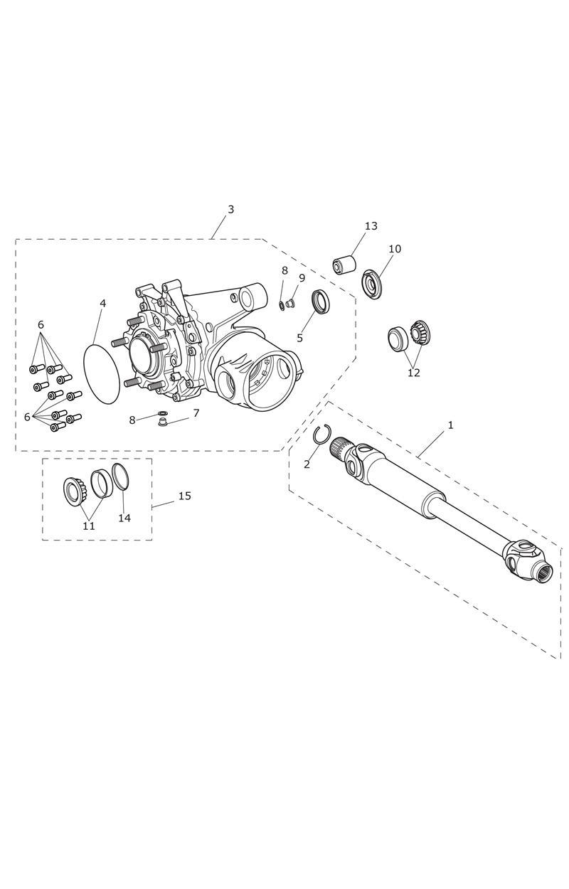 Final Drive Unit exploded diagram