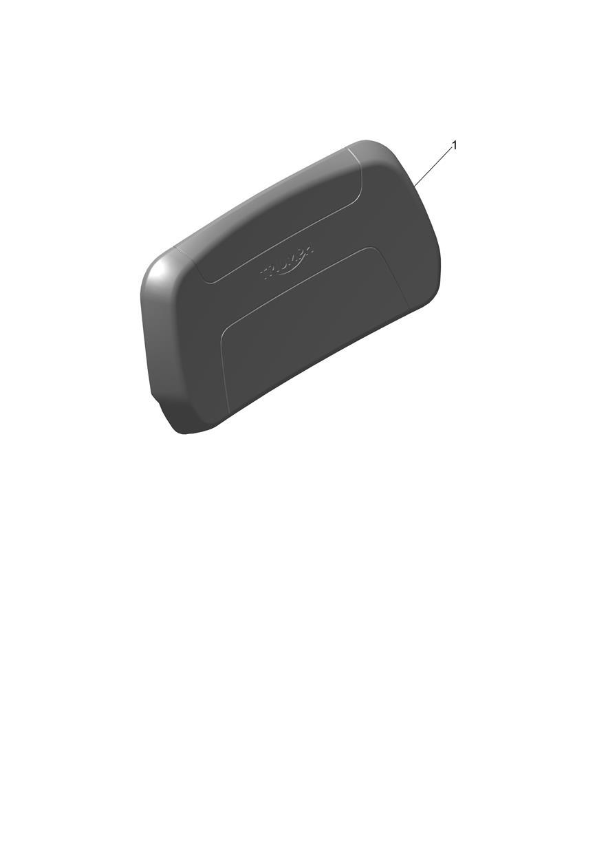 Top Box Back Rest Kit exploded diagram