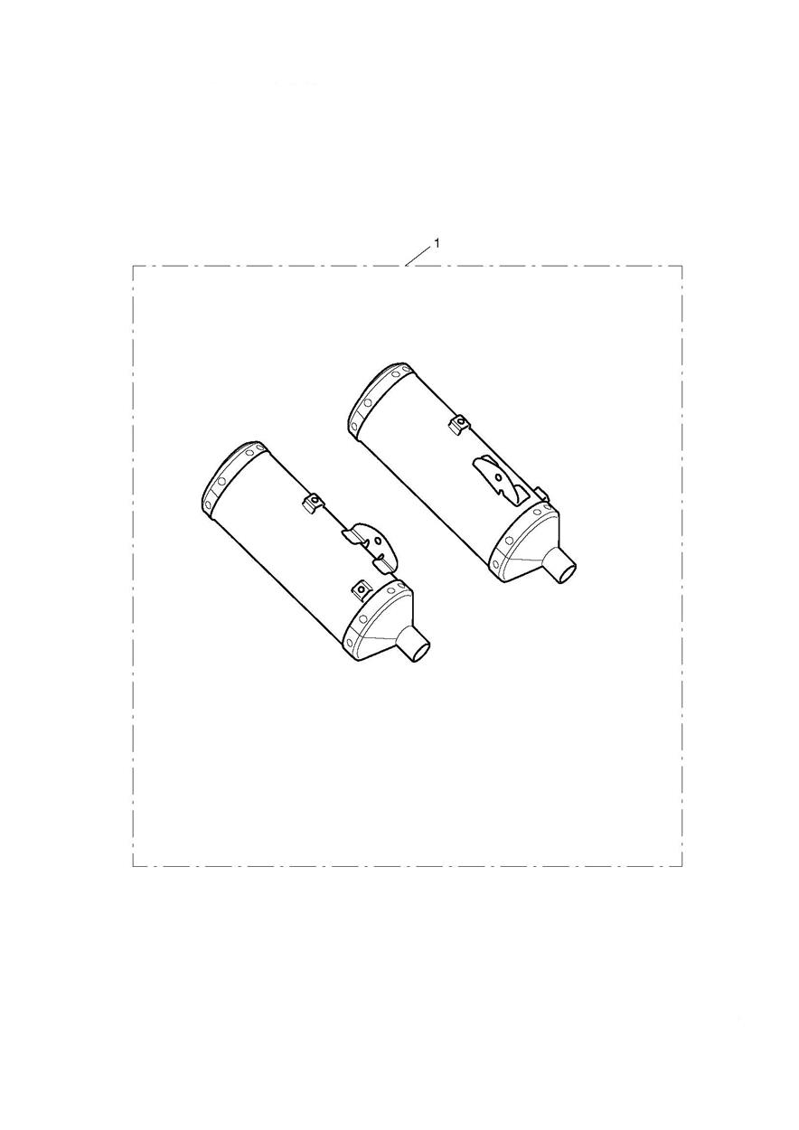 Silencer, Aftermarket, Pair exploded diagram