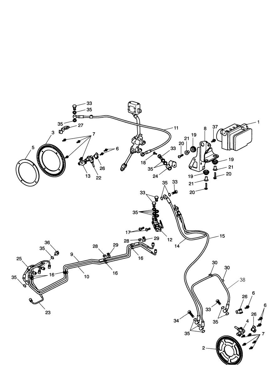 ABS Components exploded diagram