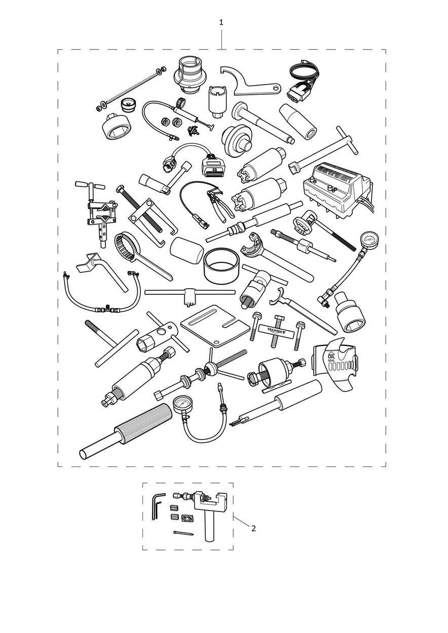Service Tools exploded diagram