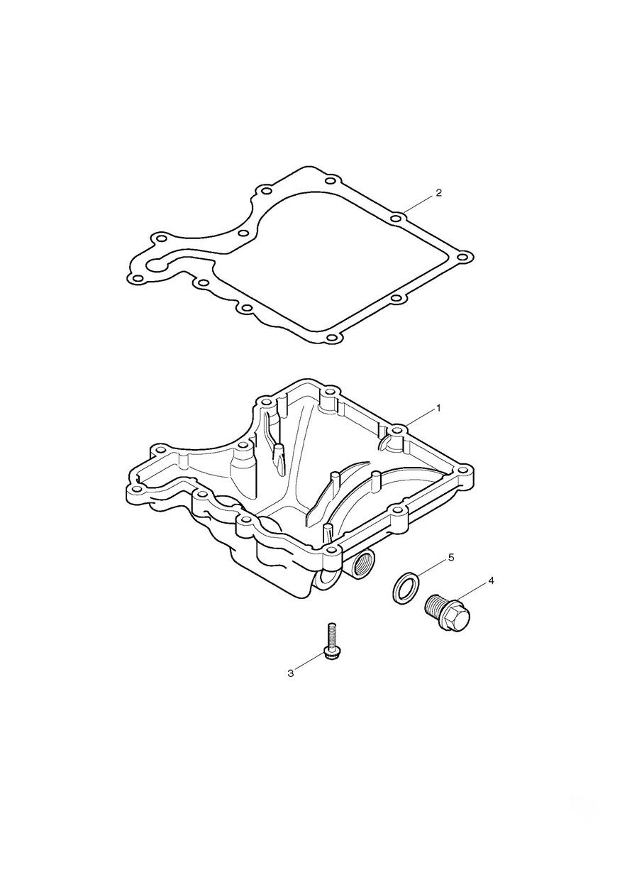 Sump & Fittings exploded diagram