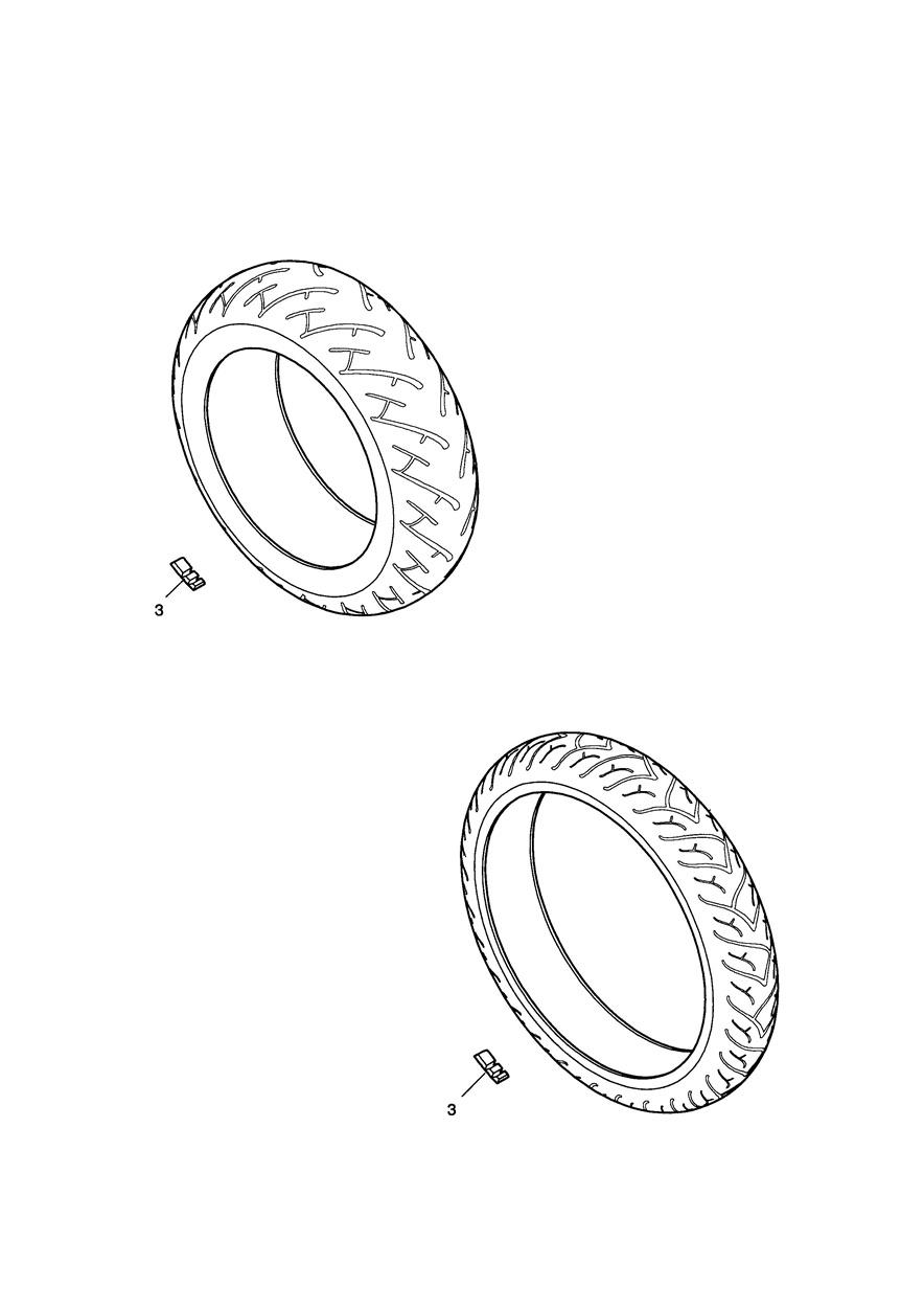 Tyres & Balance Weights exploded diagram
