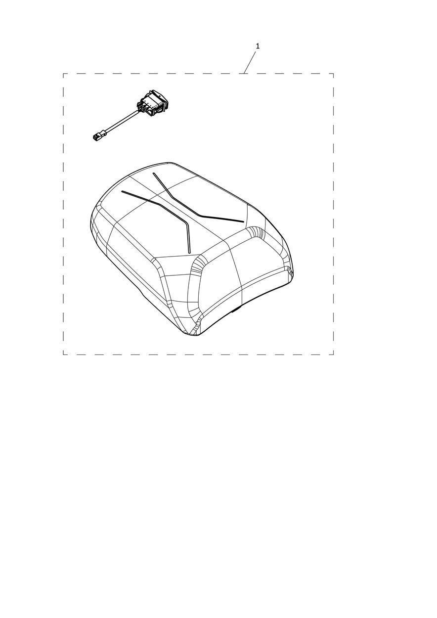 Heated Pillion Seat Kit exploded diagram