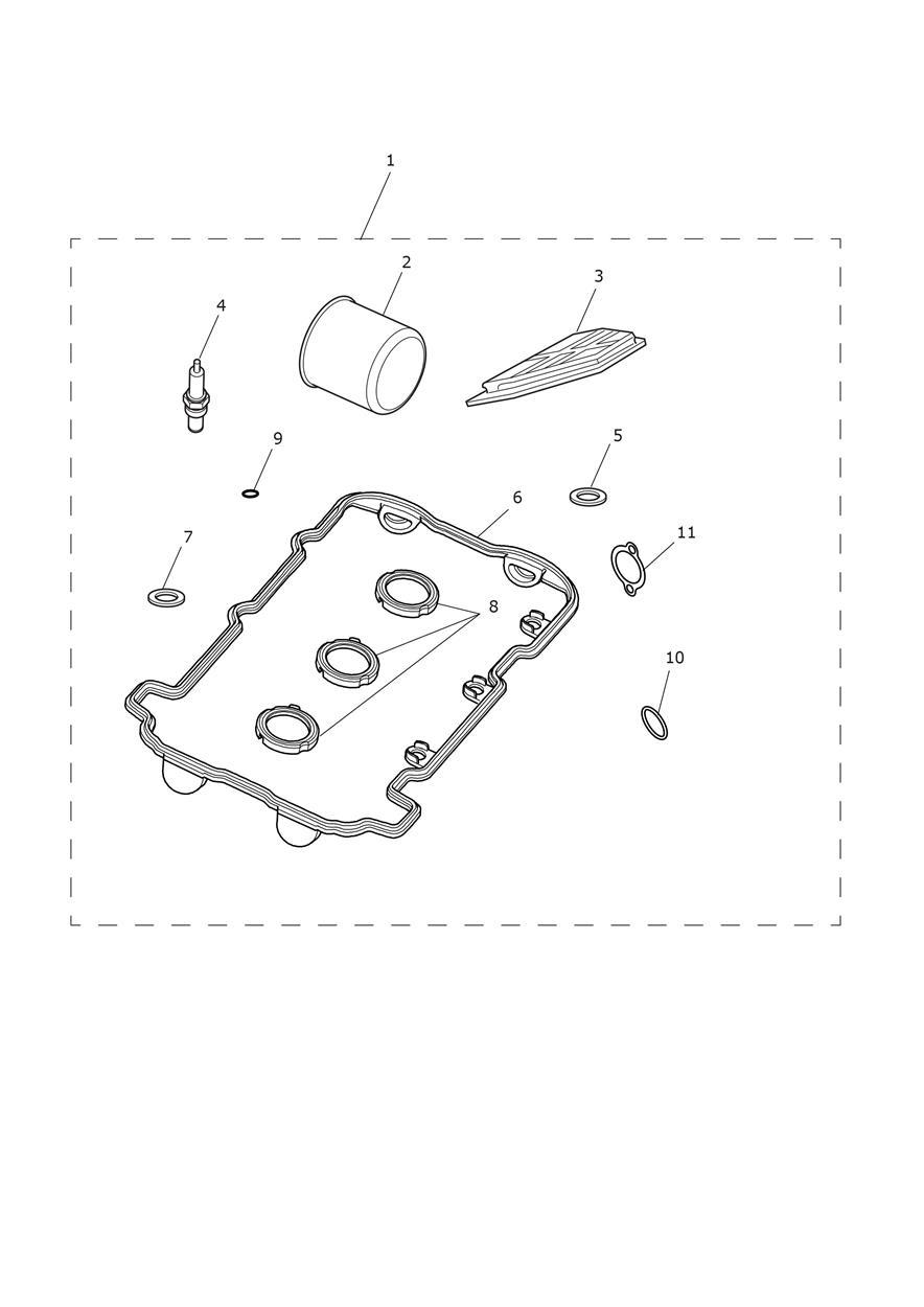 Service Kits exploded diagram