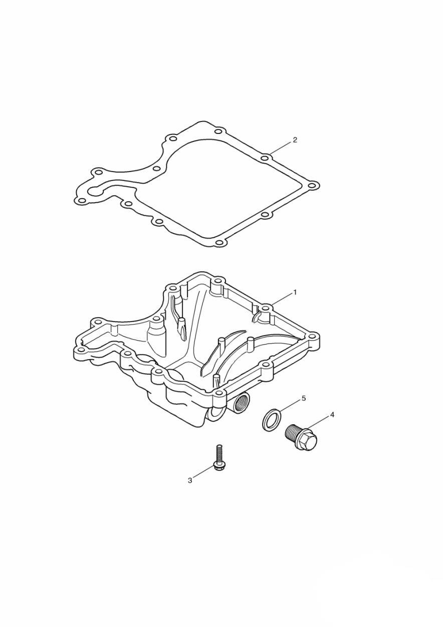 Sump & Fittings - Bonneville T100 exploded diagram