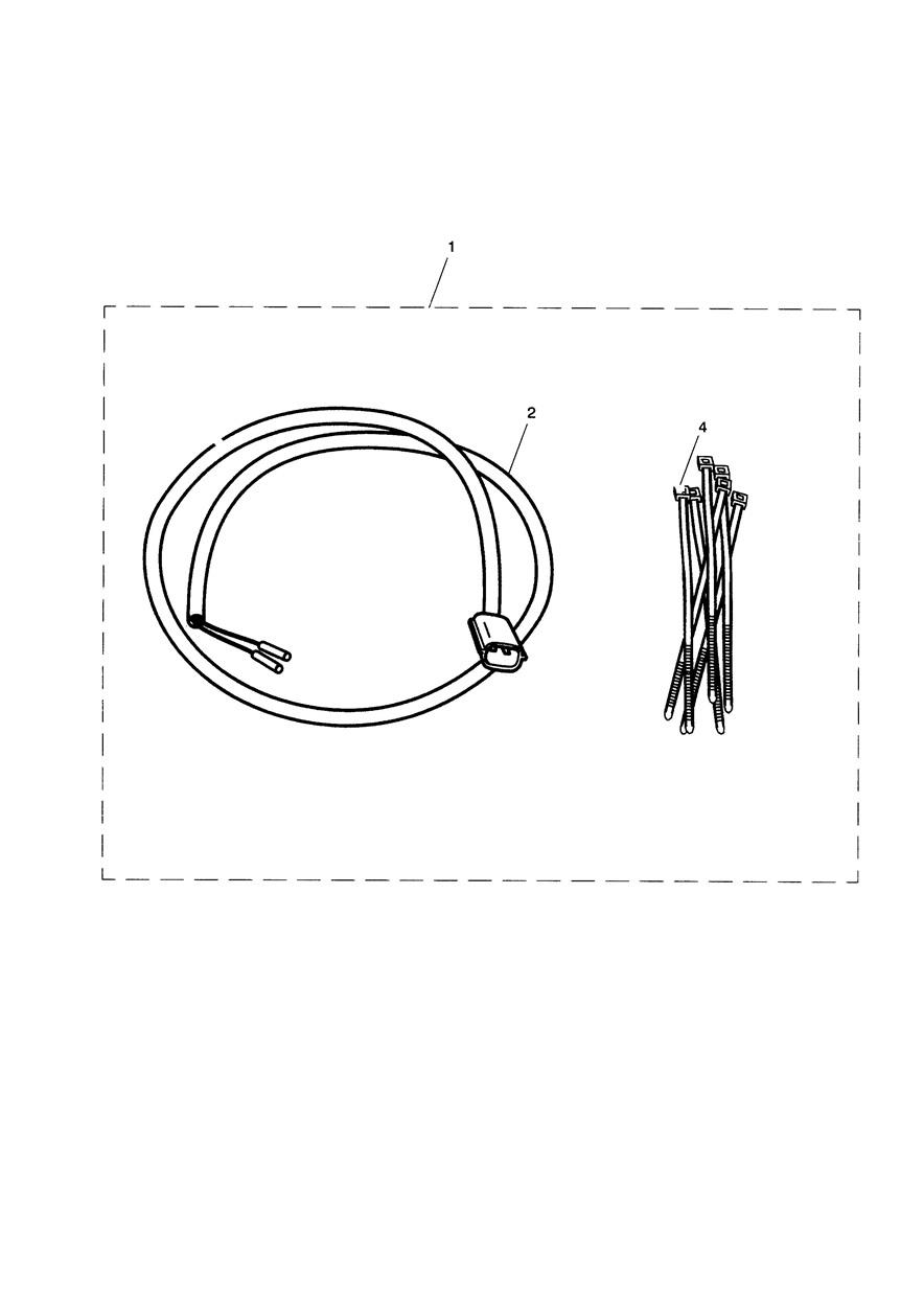 GPS Connector Kit exploded diagram