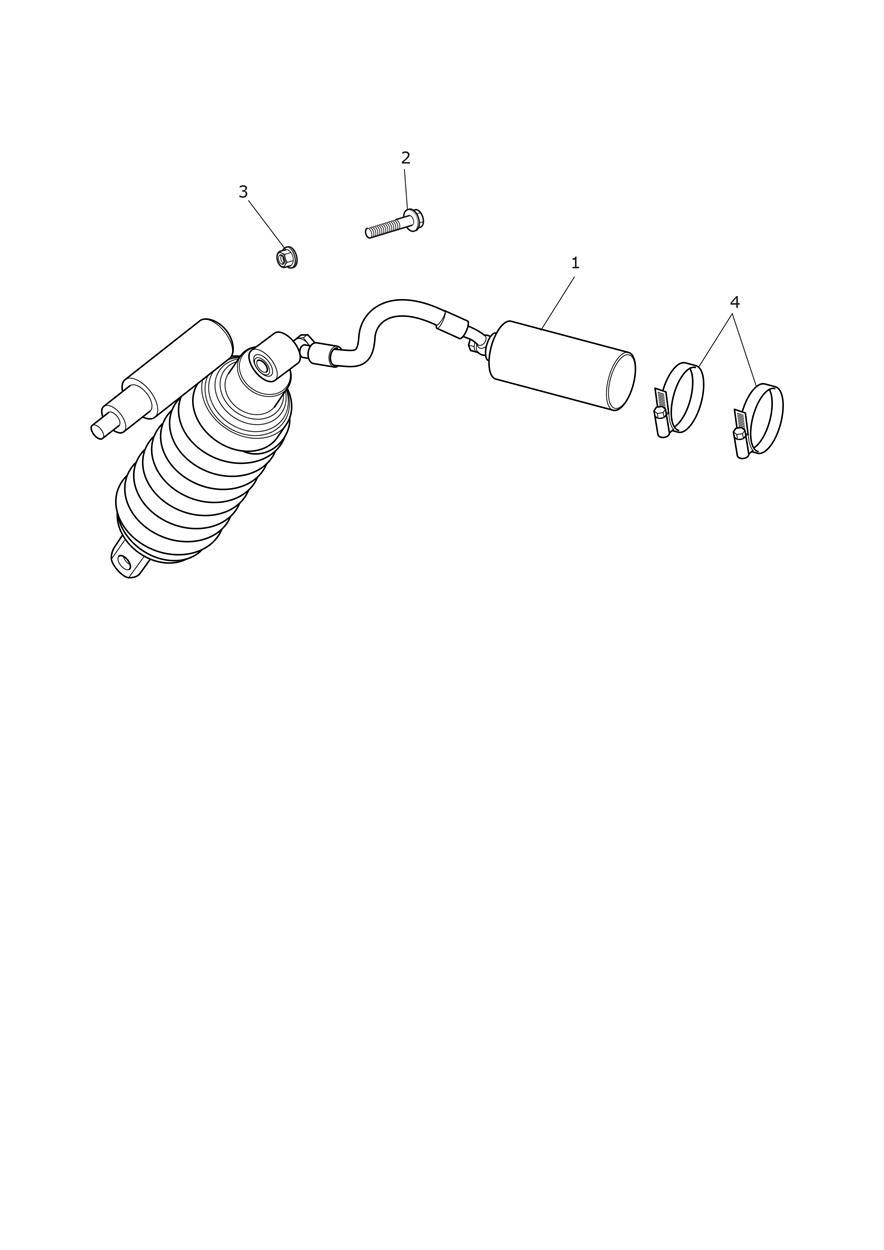 Rear Suspension Unit exploded diagram